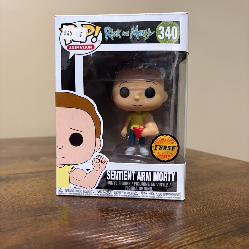 Funko Pop Animation Rick and Morty Sentient Arm Morty #340 Chase Vinyl Figure